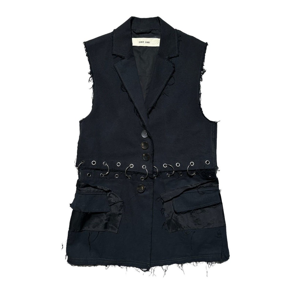 Damir Doma FW17 Runway pierced vest